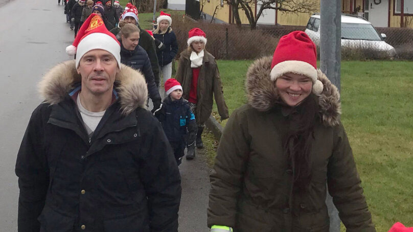 Tomteparad i Knislinge
