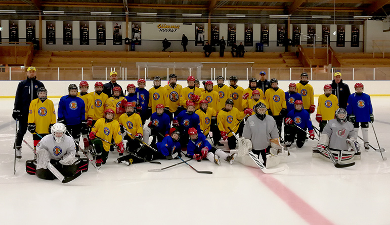 Hockeycamp med NHL-stjärnor i Glimåkra