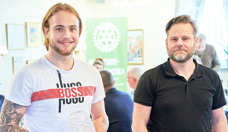 På lunch med Osby Rotaryklubb